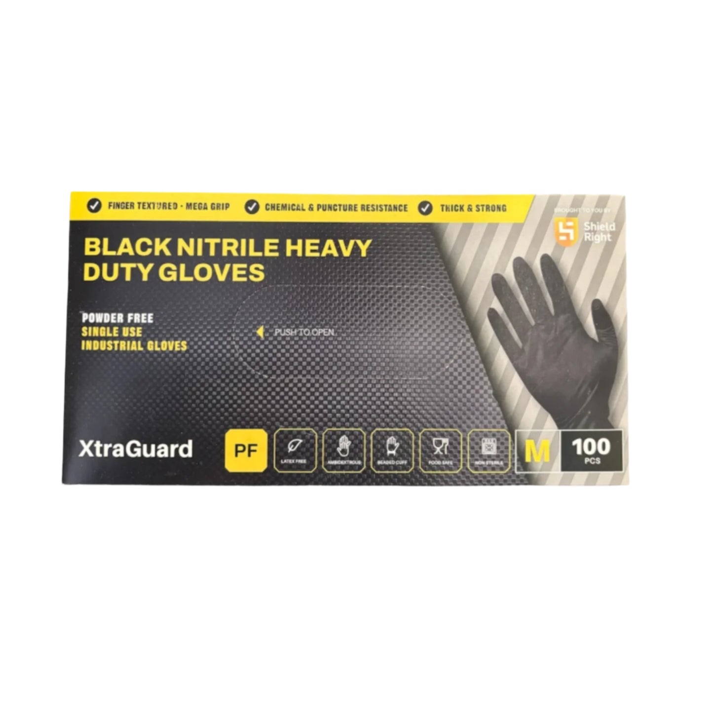 Cheap Nitrile Gloves, Heavy Duty, High Quality, Latex-free, Black gloves, Black