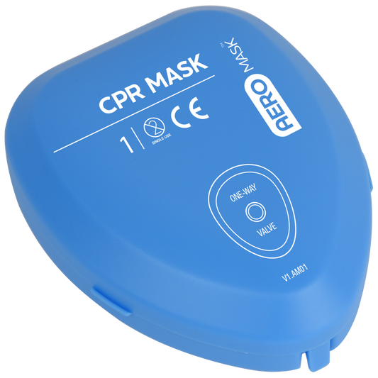 CPR Pocket Mask – One-Way Valve & Hard Case