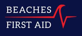 Beaches First Aid logo for CPR certification and emergency first aid training services